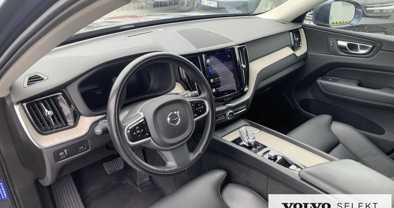 Volvo XC 60 cena 189900 przebieg: 66217, rok produkcji 2021 z Krzanowice małe 379